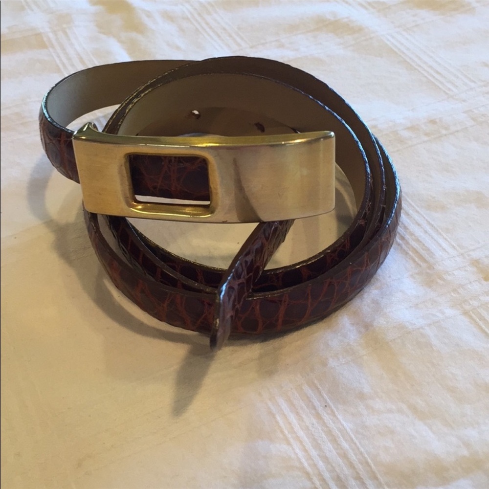 🐊B.D.Jeffries Genuine Alligator Belt